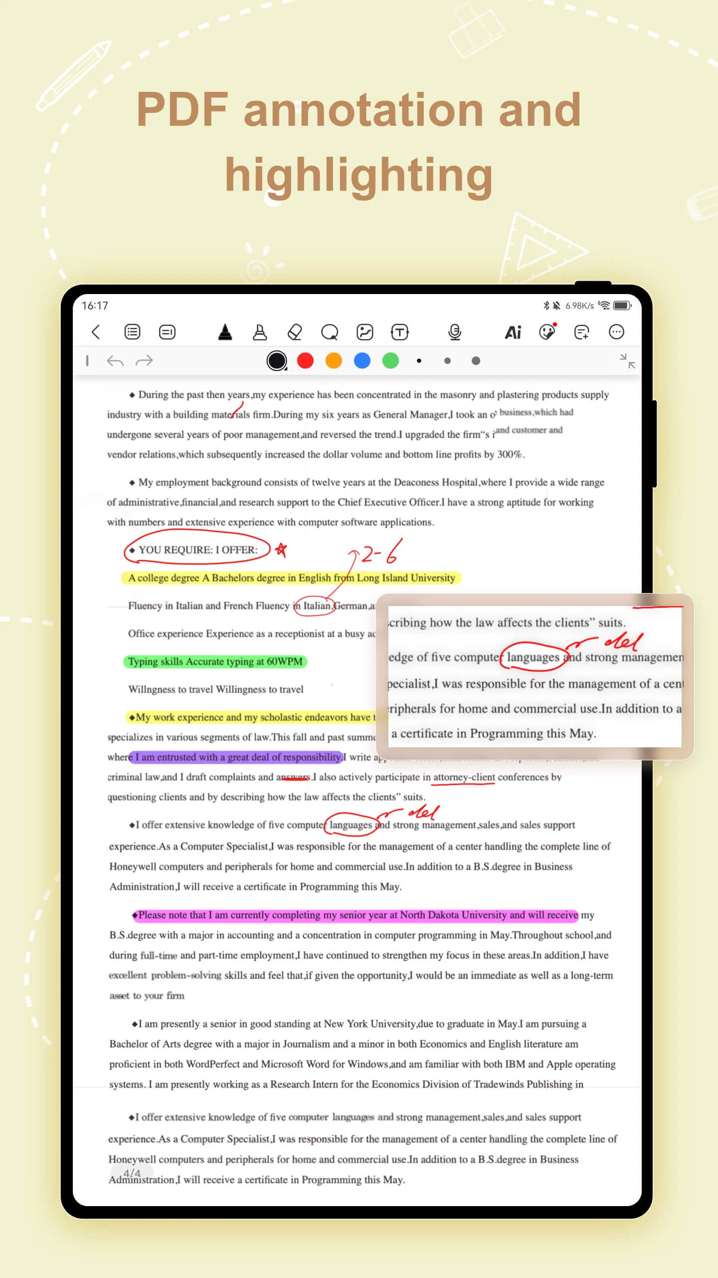 Kilonotes-Notes & Mark up PDF screenshot